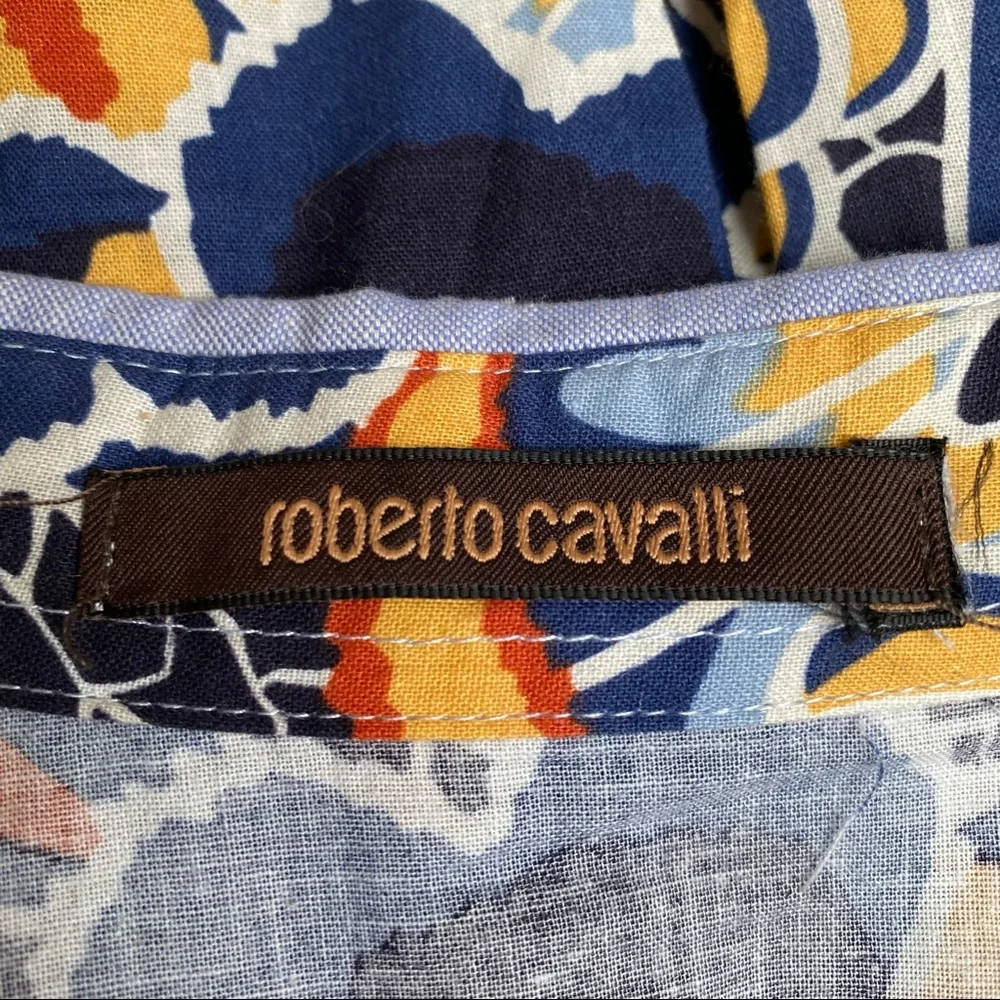 Roberto Cavalli Psychedelic Snap Button Shirt - Picture 3 of 16